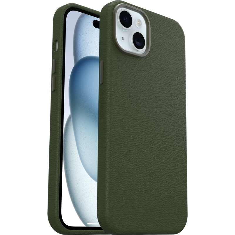 product image 1 - iPhone 15 Plus  Case Symmetry Series Cactus Leather for MagSafe